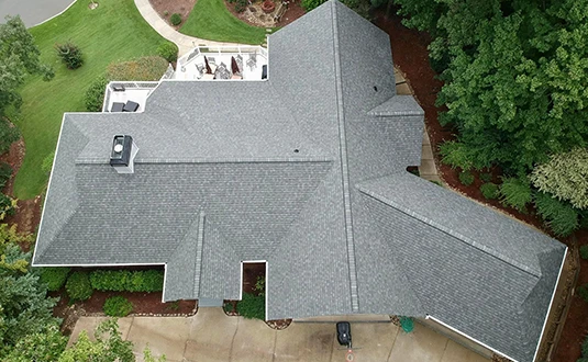 Top View Of Roof Design