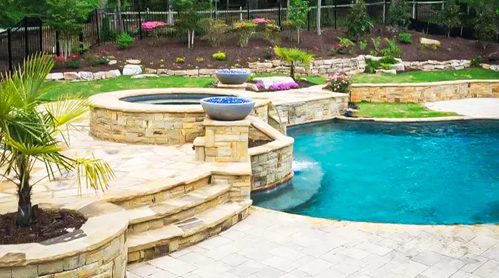 Outdoor Makeover: Pool with Landscaping ideas